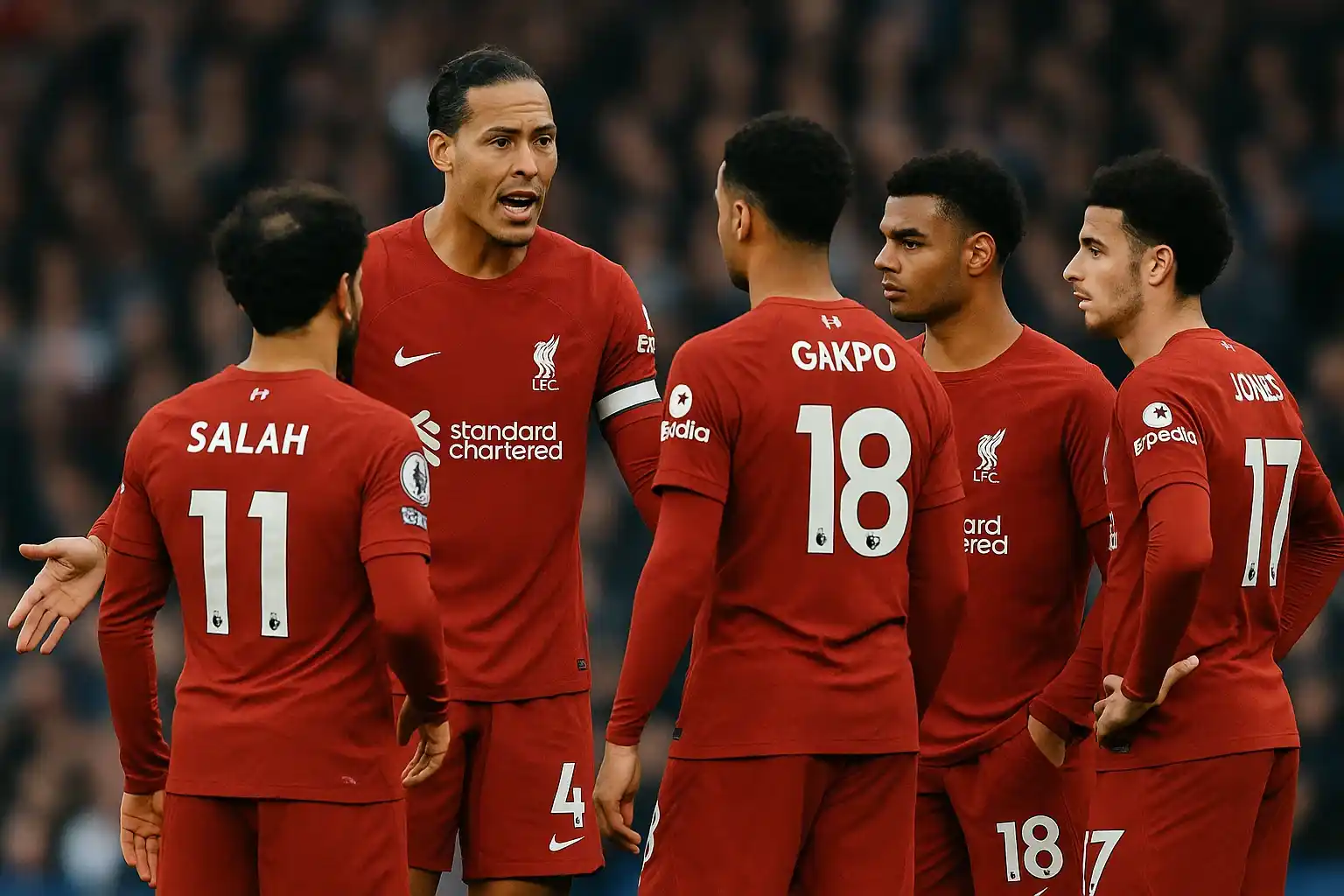 Cả đội Liverpool ngoan ngoãn nghe Van Dijk
