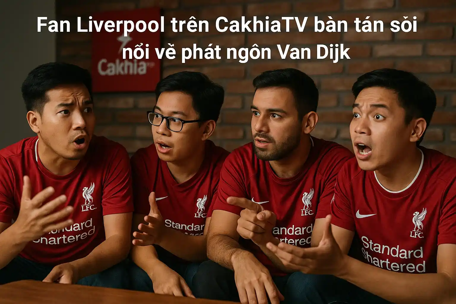 Fan Liverpool trên CakhiaTV bàn tán sôi nổi về phát ngôn Van Dijk